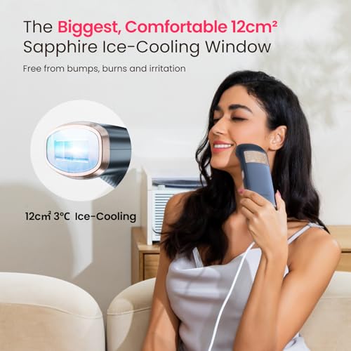 SALLOOT TRIPLE-PULSE IPL LASER HAIR REMOVAL 12CM² SAPPHIRE 37°F DT015 - NAVY - Like New