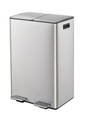 CASA ANDREA MILANO 15-GALLON HANDS-FREE DUAL COMPARTMENT RECYCLING TRASH CAN - Like New
