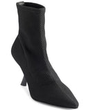 KL445547 KARL LAGERFELD KELSA POINTED TOE HEELED BOOTIE SIZE 10 BLACK - Like New