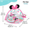 BRIGHT STARTS DISNEY BABY MINNIE MOUSE FLOWER BESTIES ACTIVITY GYM - PINK - Like New
