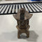 MILISTEN OUTDOOR TOWER SCULPTURE ZEN DECOR WEATHER RESISTANT - RUSTY BROWN - Like New