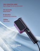 NEXDOO G7 2-IN-1 PROFESSIONAL 100-240V DUAL VOLTAGE STEAMER - BLACK/PURPLE - Like New