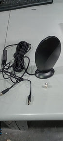 TV ANTENNA INDOOR SMART TV SUPPORT 4K 1080P SIGNAL BOOSTER FOR LOCAL  - BLACK - Like New