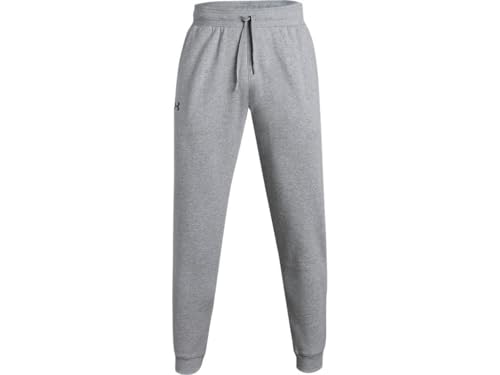 1317455 UNDER ARMOUR MEN'S UA HUSTLE FLEECE JOGGERS HEATHER GREY XL - Brand New