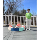 SUN SQUAD CASTLE FORT SANDBOX WITH FLOOR IDEAL FOR AGES 1.5 AND UP - MULTICOLOR - Like New