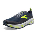 BROOKS MEN'S CASCADIA 16 TRAIL RUN SHOE SIZE MEN 11.5 TITAN/PEACOAT/NIGHTLIFE - Like New