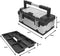 Torin 19" Tool Box Storage Organizer Stainless Steel&Plastic Portable Box -Black - Like New