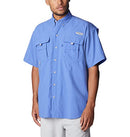 COLUMBIA MEN'S BAHAMA II SHORT SLEEVE SHIRT - SIZE: MEN XL - VIOLET SEA - Brand New
