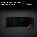 Schumacher Electric Portable Solar Battery Trickle Charger SA1658 8W - Like New