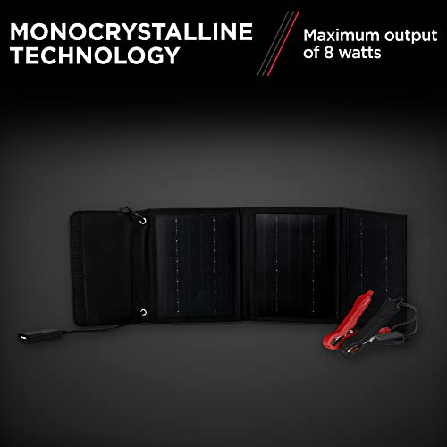 Schumacher Electric Portable Solar Battery Trickle Charger SA1658 8W - Like New