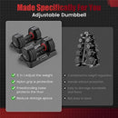 MANGKO ADJUSTABLE DUMBBELL 25LB SINGLE WEIGHT 5 IN 1 METAL HANDLE - BLACK - Like New