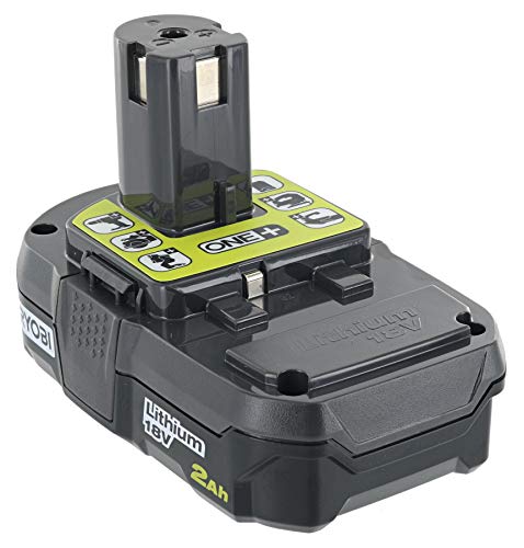 RYOBI P190 2.0 AMP HOUR COMPACT 18V LITHIUM ION BATTERY  - BLACK/WHITE Like New