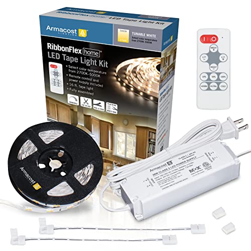 ARMACOST LIGHTING 421501 RIBBON FLEX HOME TUNABLE WHITE KIT 16 FT 574180 - WHITE - Like New
