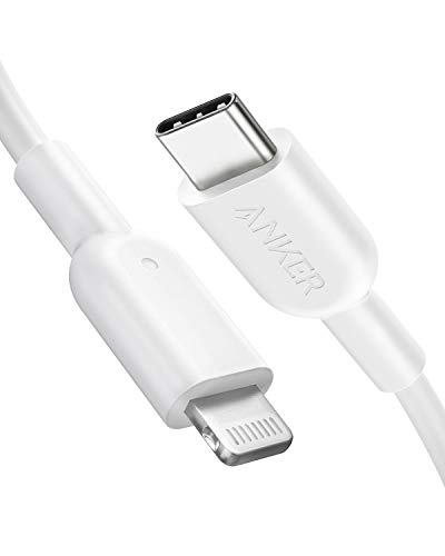 ANKER USB C TO LIGHTNING CABLE 6FT MFI POWERLINE II FOR IPHONE 14 SPACES GRAY - Like New