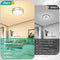 Bright Ever LED Ceiling Light Fixture Pack of 2 Brushed Nickel 63025008-03 - Like New