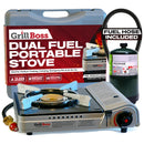 Grill Boss Dual Fuel Camp Stove for Camping Emergencies, 90057GB - Black - Like New