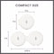 CONAIR TRAVEL SMART 2 DEVICE MAGNETIC 15W WIRELESS CHARGER - WHITE - Like New