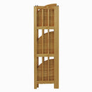 Casual Home 4-Shelf Corner Folding Bookcase, Natural B0047T6K5O - NEW - Brand New