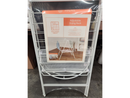 SQUARED AWAY DRY-9310BBB ADJUSTABLE DRYING RACK - WHITE - Scratch & Dent