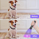 HOME SAFETY 395NM UV FLASHLIGHT BLACKLIGHT PORTABLE  FOR FOR PET - BLACK - Like New