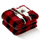 BENFOX Electric Heated 84"x 90" Sherpa Blanket 6 Heating Levels - Red - Like New