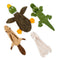 Best Pet Supplies 2-in-1 Stuffless Squeaky Dog Toys with Soft, Durable Fabric - Brand New