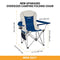 FUNDANGO Oversized Camping Chair with Lumbar Back Support Padded Outdoor - Like New