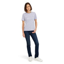 SPYDER WOMENS FLORAL LOGO GRAPHIC TEE T-SHIRT, MIST BLUE, M - MIST BLUE - Brand New