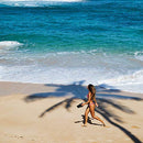 REEF WOMEN'S ZEN LOVE FLIP FLOPS SIZE: WOMEN 11 BLACK/BLACK - Brand New