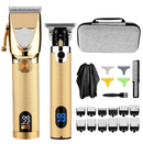 Saoilli Professional Hair Trimmer for Men Stainless Steel GOLD LM-2033 Like New