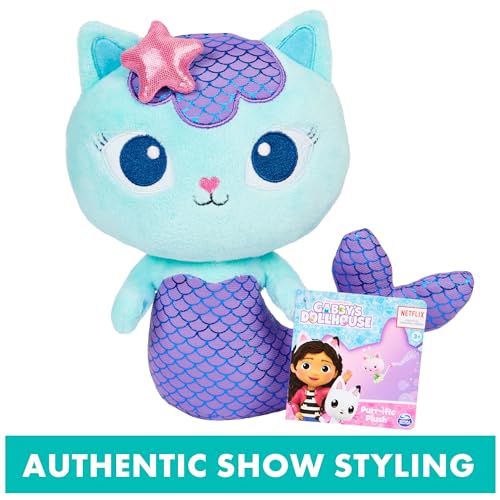 GABBY’S DOLLHOUSE PURR-IFIC PLUSH TOYS 2-PACK CAKEY CAT MERCAT 6063380 - Brand New