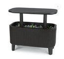 KETER 63 QUART COOLER BEVY BAR AND SERVING STATION - DARK GRAY - Scratch & Dent