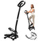 FITVIDS MINI STEPPERS EXERCISE HANDLEBAR STAIR RESISTANCE SFMINI-BLKGY-WH-BLK - Like New