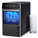 SILONN ICE MAKER COUTERTOP MACHINE - PORTABLE ICE CUBE MAKER 20LBS - BLACK - Like New
