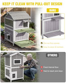 Cat House Outdoor Feral Cat Enclosure Weatherproof Warm Kitty Shelter - NEW - Brand New