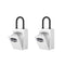 FAYLEEKO PORTABLE KEY LOCK BOX, UPGRADE CLEARLY VISIBLE NUMBERS - WHITE - Like New