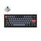 KEYCHRON QT WIRED Q4 SWAPPLABLE RGB BACKLIGHT BLUE SWITCHES - CARBON BLACK - Like New