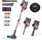 KCHE Cordless Vacuum Cleaner with LED Display 6-in-1 Stick Vacuum - gray/orange Like New