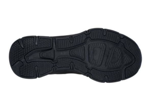 SKECHERS D'LUX WALKER 2.0 TWIST FIT - SIZE: MEN 10.5 (AU/UK M9.5) - BLACK - Like New