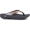 OOFOS WOMEN'S OOLALA LUXE RECOVERY SANDALS BLAK/BROWN WOMEN 9 - BLACK/BROWN - Like New