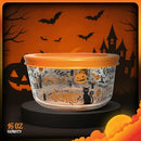 DURA LIVING SPOOKY DESIGN A06700 HALLOWEEN GLASS FOOD STORAGE CONTAINERS - Brand New