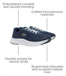 751SMA0126092 LACOSTE MEN'S NEO RUN ACE SNEAKERS NAVY/WHITE SIZE 10.5 - Like New