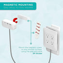 iHome Power Reach Pro Multiple Plug Outlet Extender with 4 Outlets- WHITE Like New