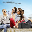 MUSGO Outdoor Bluetooth Speakers Portable Speaker Wireless Bluetooth 5.0 - Black - Like New