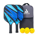 JOOLA BEN JOHNS BLUE LIGHTNING PICKLEBALL PADDLE SET - BLUE LIGHTNING - Brand New
