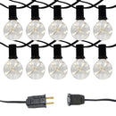 LUBASE-39901 Electric Globe String Lights with Soft White Fairy Lights - Like New