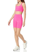 AMAZON ESSENTIALS WOMEN'S WAISTED ACTIVE SCULPT MOISTURE-WICKING - SIZE L - Pink - Brand New