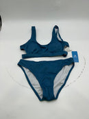 CUPSHE WOMEN SWIMSUIT BIKINI SET TWO PIECE - SIZE: WOMEN S - BLUE - Like New