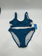 CUPSHE WOMEN SWIMSUIT BIKINI SET TWO PIECE - SIZE: WOMEN S - BLUE - Like New
