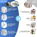 CLEAR REAR Bidet Attachment Self-Cleaning Adjustable Water Pressure - White - Like New